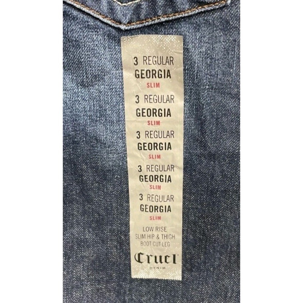 Cruel Georgia Slim Bootcut Jeans Womens Size 3R Low Rise Western Denim Blue - Picture 3 of 5